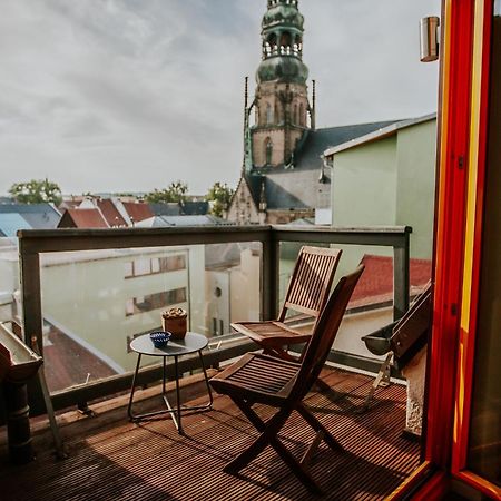 Traumhaftes Apartment Am Dom Mit Grosser Dachterrasse Zwickau Ngoại thất bức ảnh