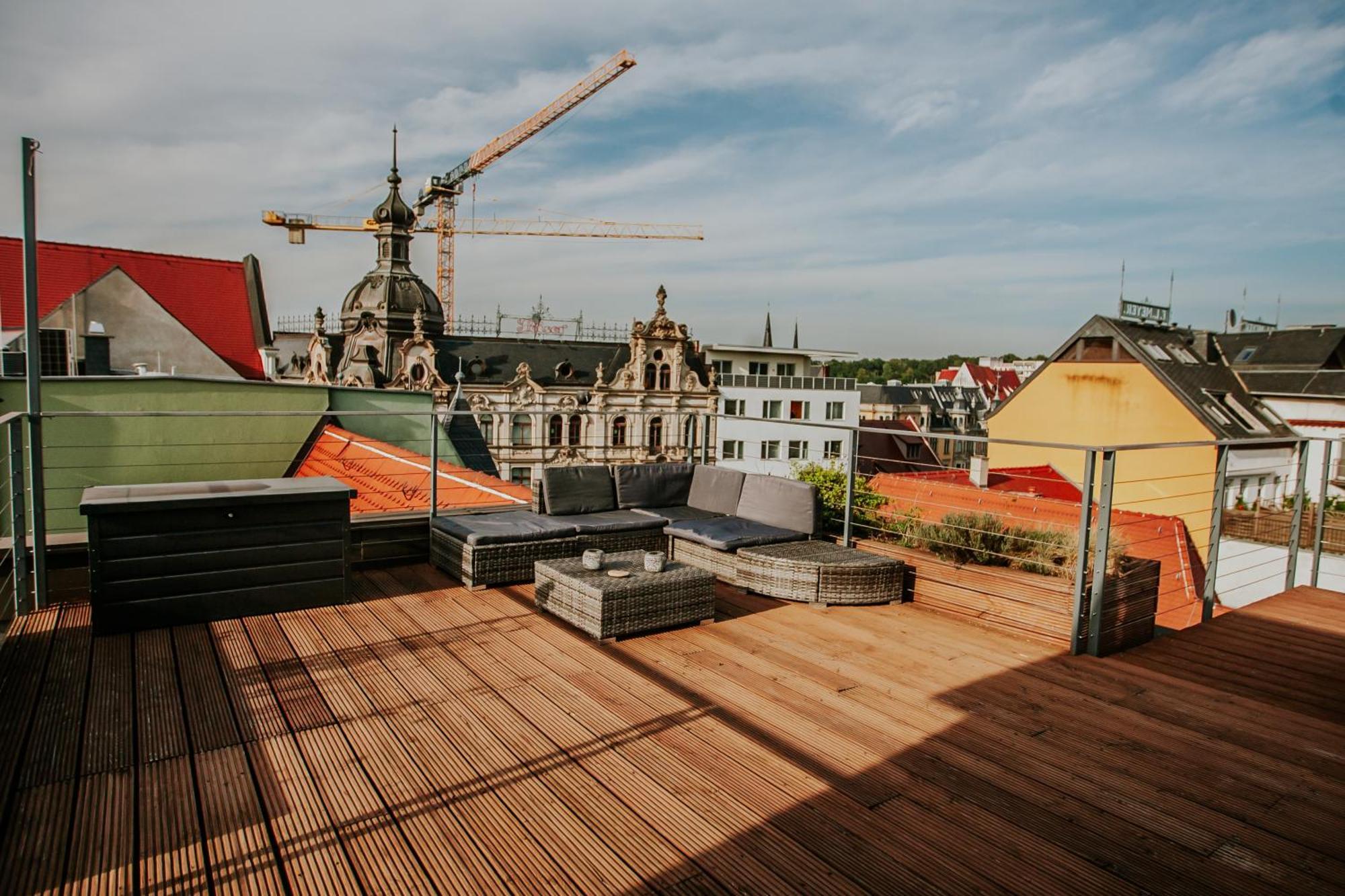 Traumhaftes Apartment Am Dom Mit Grosser Dachterrasse Zwickau Ngoại thất bức ảnh