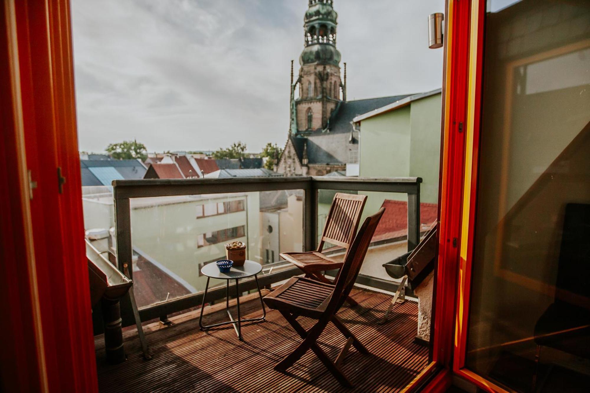 Traumhaftes Apartment Am Dom Mit Grosser Dachterrasse Zwickau Ngoại thất bức ảnh