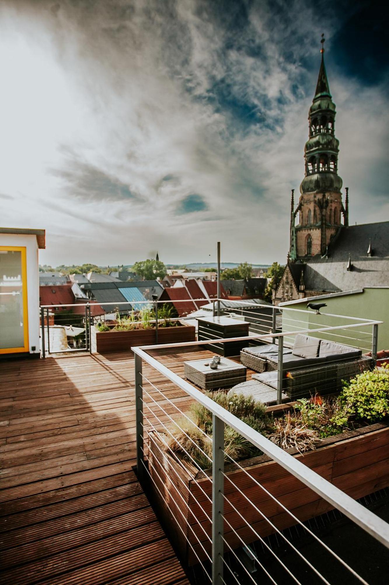 Traumhaftes Apartment Am Dom Mit Grosser Dachterrasse Zwickau Ngoại thất bức ảnh